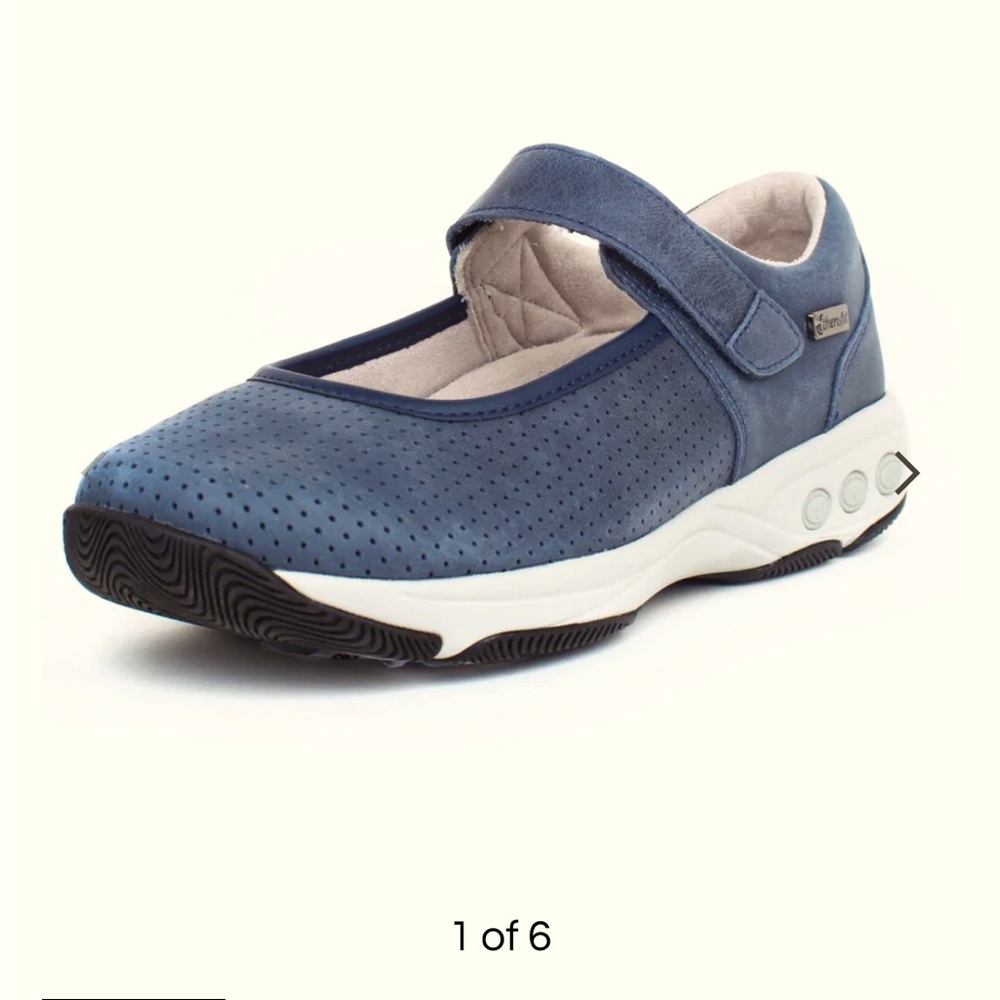 NIB Blue Therafit Valentina Mary Jane Shoes